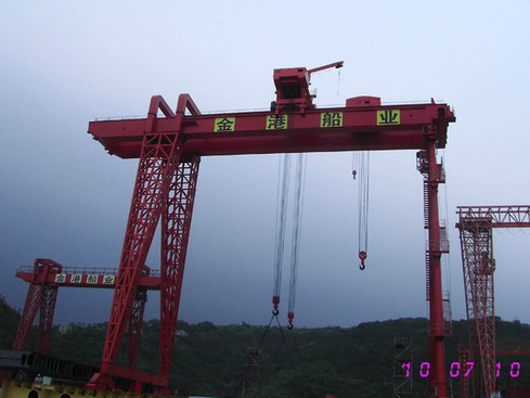 ME50t+50t造船門式起重機(jī)（金港船廠）